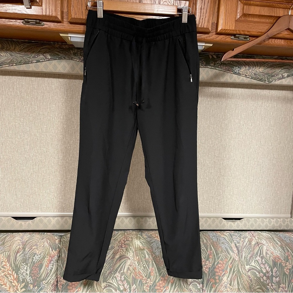 CALIA by Carrie Underwood Zipper Pockets Track Joggers Black Size S